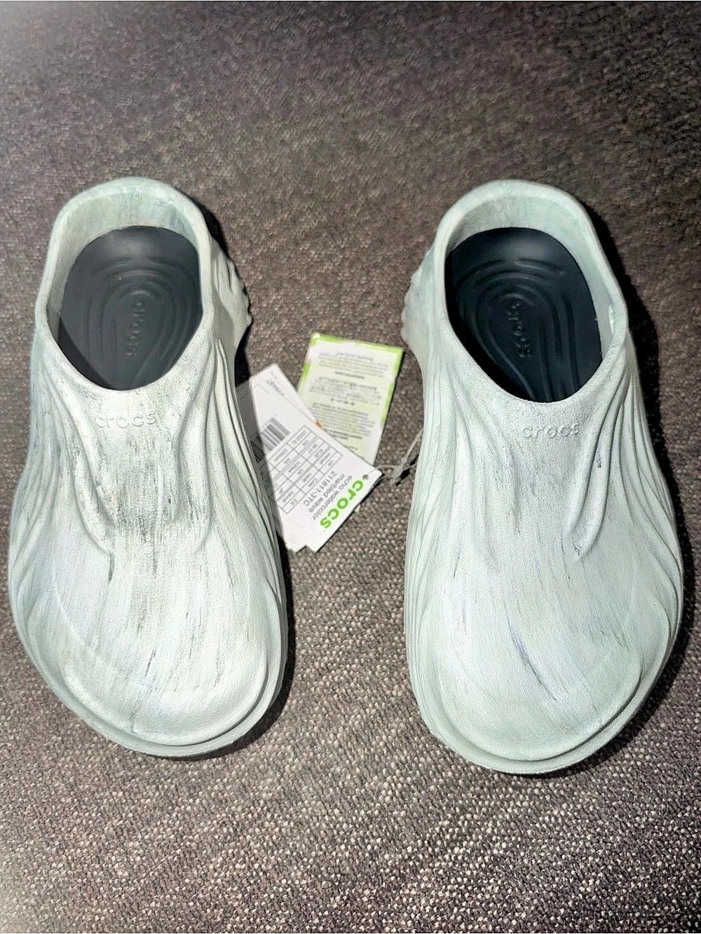 Crocs Echo Watercolor Marbled Wave NWT